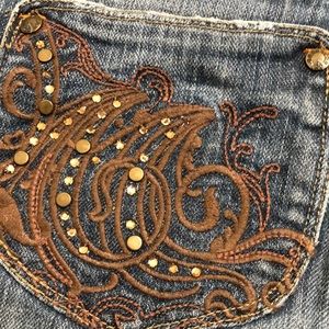 Monarchy Rhinestone Flair Jeans